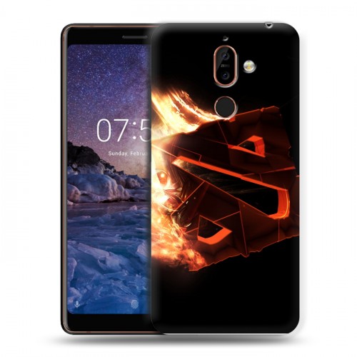 Дизайнерский пластиковый чехол для Nokia 7 Plus Dota 2