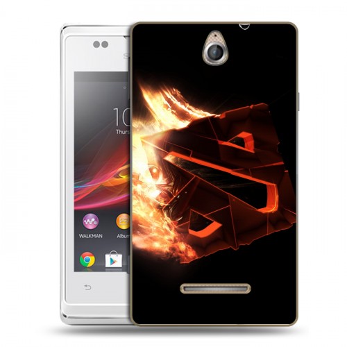 Дизайнерский пластиковый чехол для Sony Xperia E Dota 2