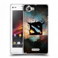 Дизайнерский пластиковый чехол для Sony Xperia L Dota 2