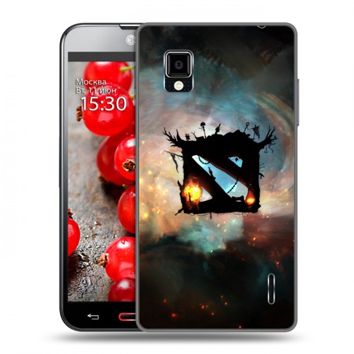 Дизайнерский пластиковый чехол для LG Optimus G Dota 2