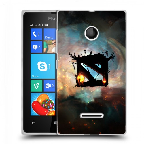 Дизайнерский пластиковый чехол для Microsoft Lumia 435 Dota 2