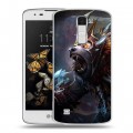 Дизайнерский пластиковый чехол для LG K8 Dota 2