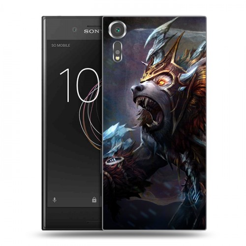 Дизайнерский пластиковый чехол для Sony Xperia XZs Dota 2