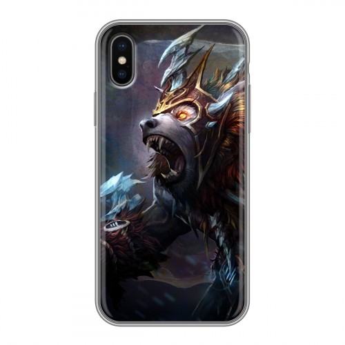 Дизайнерский силиконовый чехол для Iphone x10 Dota 2