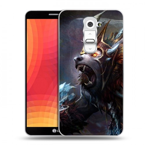 Дизайнерский пластиковый чехол для LG Optimus G2 Dota 2