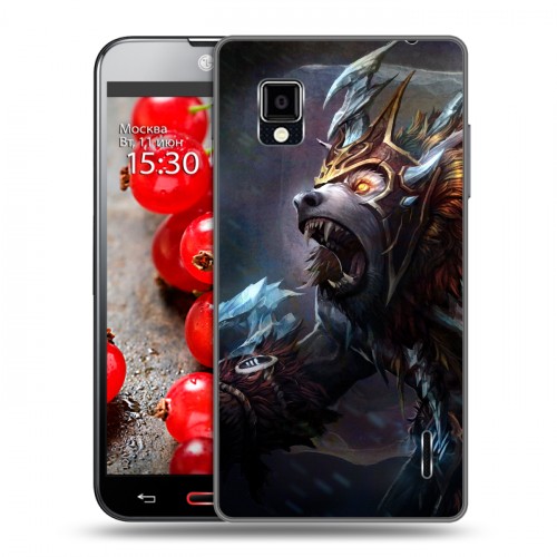 Дизайнерский пластиковый чехол для LG Optimus G Dota 2