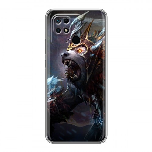 Дизайнерский силиконовый чехол для Xiaomi Redmi 10C Dota 2