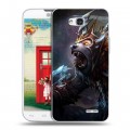 Дизайнерский пластиковый чехол для LG L80 Dota 2