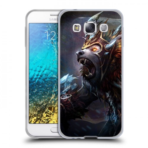 Дизайнерский пластиковый чехол для Samsung Galaxy E5 Dota 2