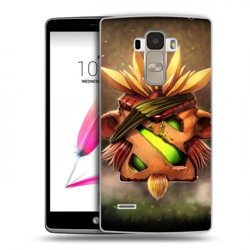 Дизайнерский пластиковый чехол для LG G4 Stylus Dota 2