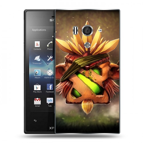 Дизайнерский пластиковый чехол для Sony Xperia acro S Dota 2