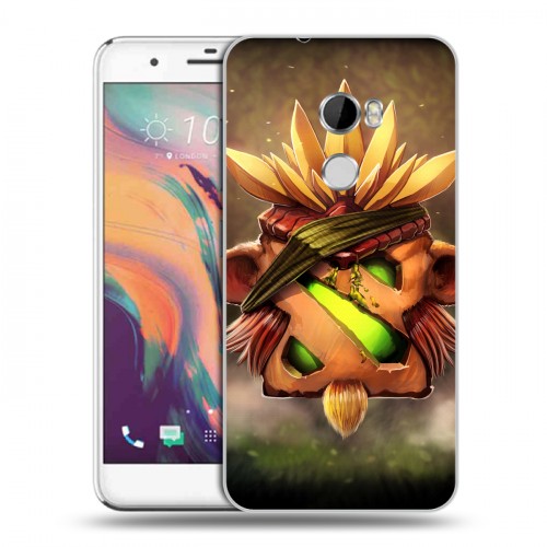 Дизайнерский пластиковый чехол для HTC One X10 Dota 2