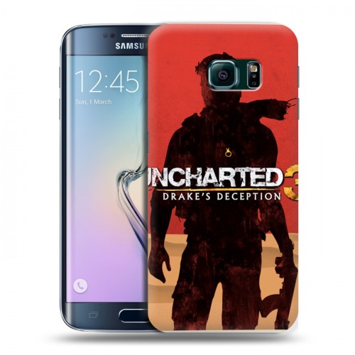 Дизайнерский пластиковый чехол для Samsung Galaxy S6 Edge Uncharted