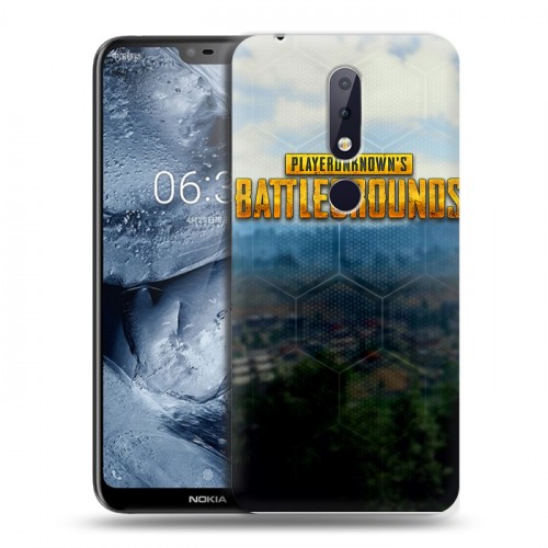 Дизайнерский пластиковый чехол для Nokia 6.1 Plus PLAYERUNKNOWN'S BATTLEGROUNDS