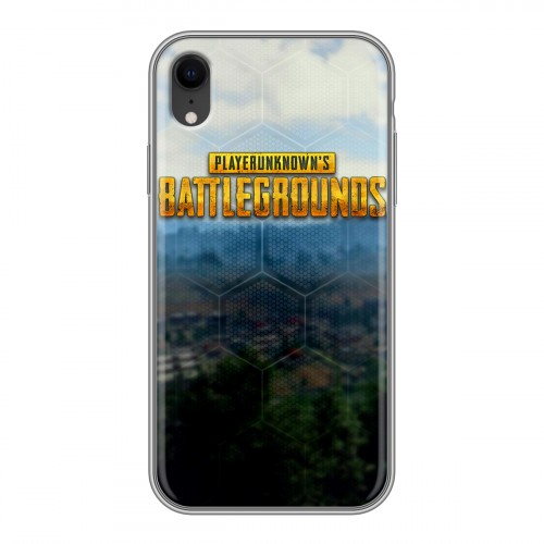 Дизайнерский пластиковый чехол для Iphone Xr PLAYERUNKNOWN'S BATTLEGROUNDS