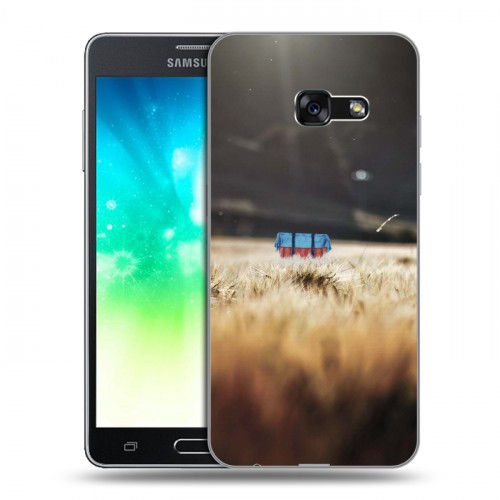 Дизайнерский силиконовый с усиленными углами чехол для Samsung Galaxy A3 (2017) PLAYERUNKNOWN'S BATTLEGROUNDS