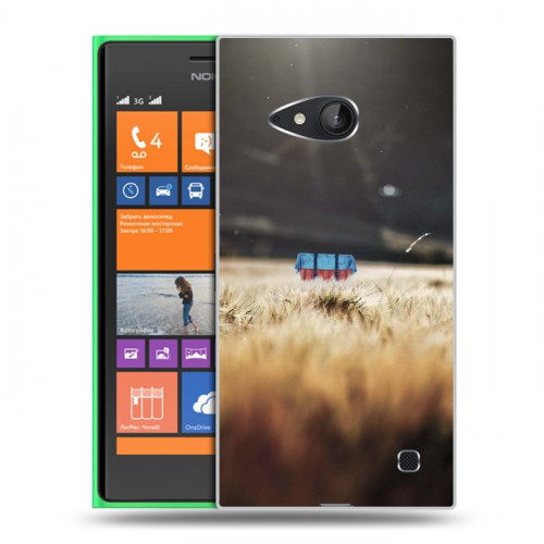 Дизайнерский пластиковый чехол для Nokia Lumia 730/735 PLAYERUNKNOWN'S BATTLEGROUNDS