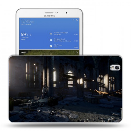 Дизайнерский силиконовый чехол для Samsung Galaxy Tab Pro 8.4 PLAYERUNKNOWN'S BATTLEGROUNDS