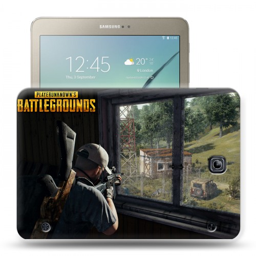Дизайнерский силиконовый чехол для Samsung Galaxy Tab S2 8.0 PLAYERUNKNOWN'S BATTLEGROUNDS