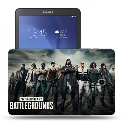 Дизайнерский силиконовый чехол для Samsung Galaxy Tab E 9.6 PLAYERUNKNOWN'S BATTLEGROUNDS