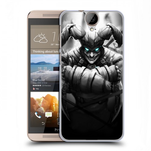 Дизайнерский пластиковый чехол для HTC One E9+ League of Legends