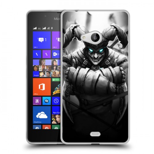 Дизайнерский пластиковый чехол для Microsoft Lumia 540 League of Legends