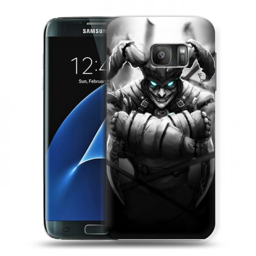 Дизайнерский силиконовый с усиленными углами чехол для Samsung Galaxy S7 League of Legends