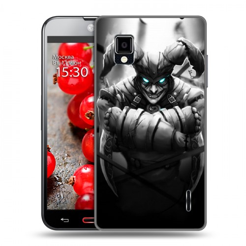 Дизайнерский пластиковый чехол для LG Optimus G League of Legends