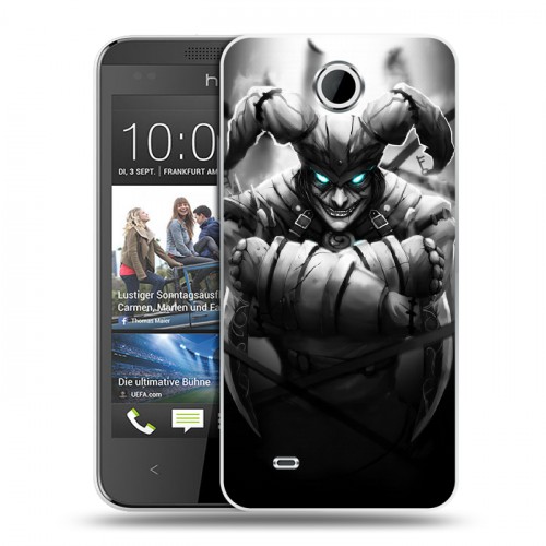 Дизайнерский пластиковый чехол для HTC Desire 300 League of Legends