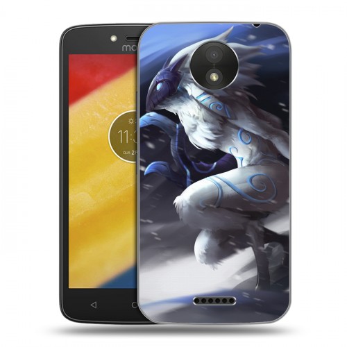 Дизайнерский пластиковый чехол для Motorola Moto C Plus League of Legends