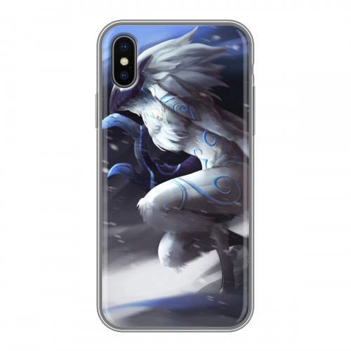 Дизайнерский силиконовый чехол для Iphone x10 League of Legends