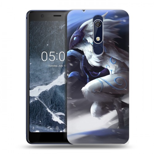 Дизайнерский пластиковый чехол для Nokia 5.1 League of Legends