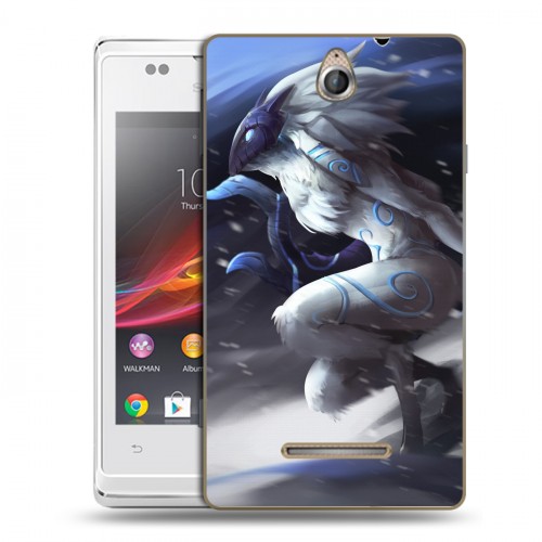 Дизайнерский пластиковый чехол для Sony Xperia E League of Legends