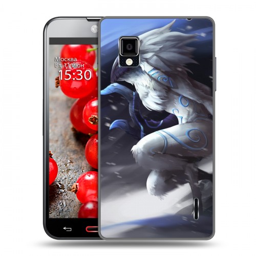 Дизайнерский пластиковый чехол для LG Optimus G League of Legends