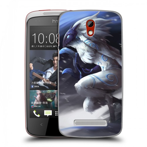 Дизайнерский пластиковый чехол для HTC Desire 500 League of Legends