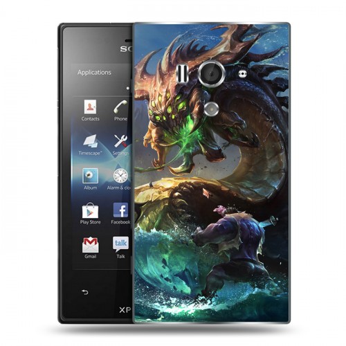 Дизайнерский пластиковый чехол для Sony Xperia acro S League of Legends