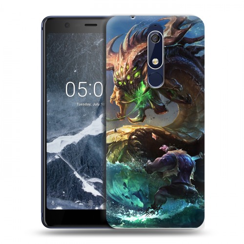 Дизайнерский пластиковый чехол для Nokia 5.1 League of Legends