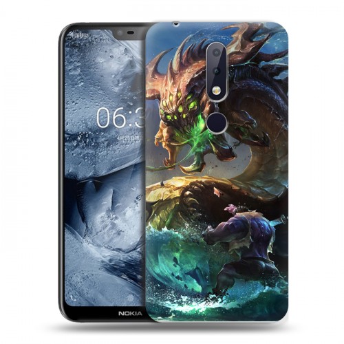 Дизайнерский пластиковый чехол для Nokia 6.1 Plus League of Legends