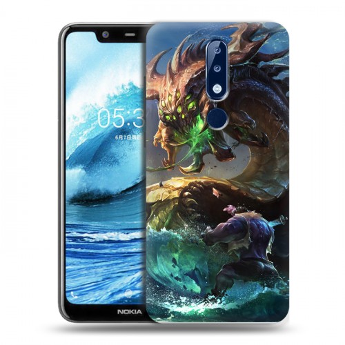 Дизайнерский силиконовый чехол для Nokia 5.1 Plus League of Legends