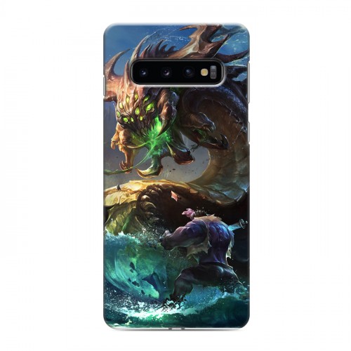 Дизайнерский силиконовый чехол для Samsung Galaxy S10 League of Legends