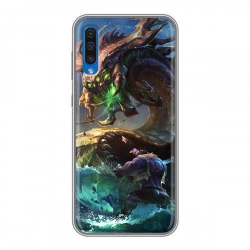 Дизайнерский силиконовый чехол для Samsung Galaxy A50 League of Legends