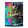 Дизайнерский пластиковый чехол для Samsung Galaxy M20 League of Legends