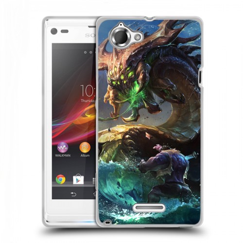 Дизайнерский пластиковый чехол для Sony Xperia L League of Legends