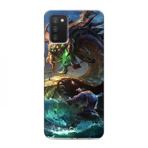 Дизайнерский силиконовый с усиленными углами чехол для Samsung Galaxy A03s League of Legends