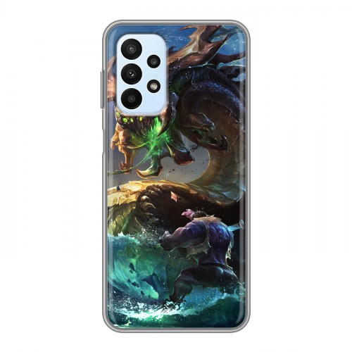 Дизайнерский силиконовый чехол для Samsung Galaxy A23 League of Legends