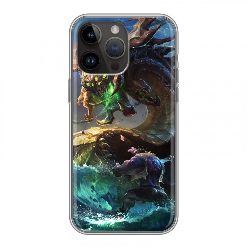 Дизайнерский пластиковый чехол для Iphone 14 Pro Max League of Legends