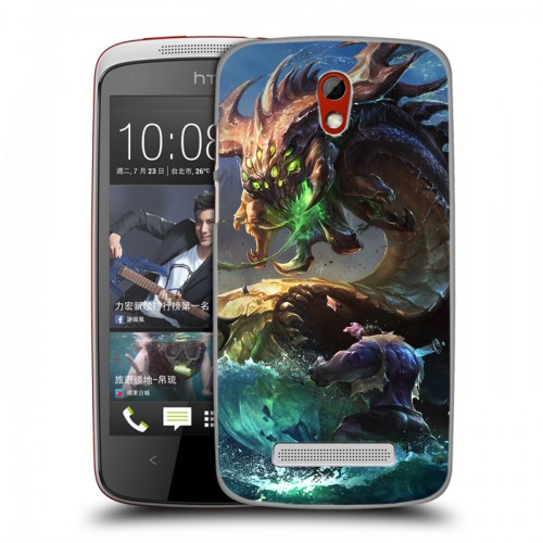 Дизайнерский пластиковый чехол для HTC Desire 500 League of Legends