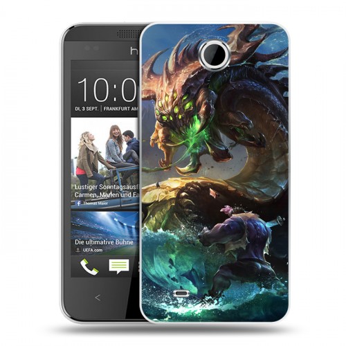 Дизайнерский пластиковый чехол для HTC Desire 300 League of Legends