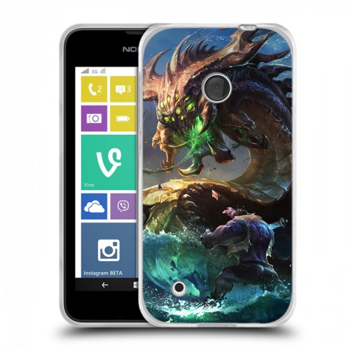 Дизайнерский пластиковый чехол для Nokia Lumia 530 League of Legends