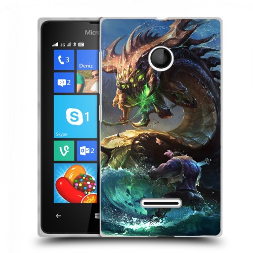 Дизайнерский пластиковый чехол для Microsoft Lumia 435 League of Legends